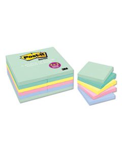 MMM65424APVAD ORIGINAL PADS IN MARSEILLE COLORS, VALUE PACK, 3 X 3, 100-SHEET, 24/PACK