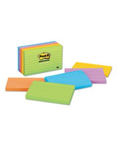 MMM6355AU ORIGINAL PADS IN JAIPUR COLORS, 3 X 5, LINED, 100-SHEET, 5/PACK