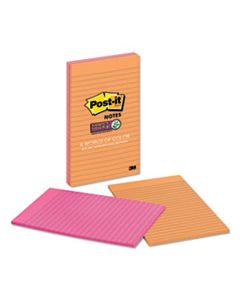 MMM5845SSUC PADS IN RIO DE JANEIRO COLORS, LINED, 5 X 8, 45-SHEET PADS, 4/PACK