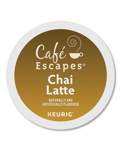 GMT6805 CAFE ESCAPES CHAI LATTE K-CUPS, 24/BOX