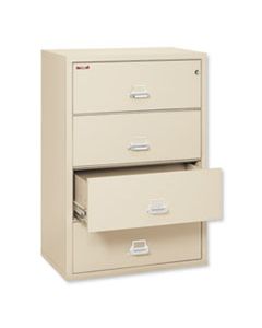 FIR43822CPA FOUR-DRAWER LATERAL FILE, 37.5W X 22.13D X 52.75H, LETTER/LEGAL, PARCHMENT