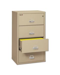 FIR43122CPA FOUR-DRAWER LATERAL FILE, 31.13W X 22.13D X 52.75H, UL LISTED 350, LETTER/LEGAL, PARCHMENT