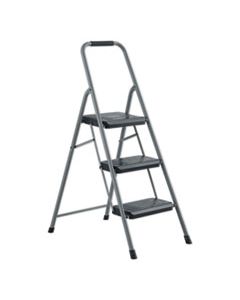 DADBXL436003 BLACK AND DECKER STEEL STEP STOOL, 3-STEP, 200 LB CAPACITY, GRAY