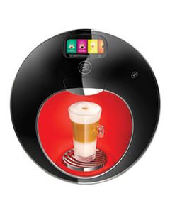 NES98836 MAJESTO AUTOMATIC COFFEE MACHINE, BLACK/RED