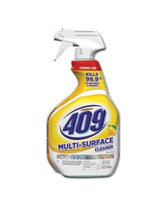 CLO30954 MULTI-SURFACE CLEANER, 32 OZ SPRAY BOTTLE, LEMON, 9/CARTON