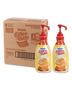 NES31831CT LIQUID COFFEE CREAMER, HAZELNUT, 1.5 LITER PUMP BOTTLE, 2/CARTON