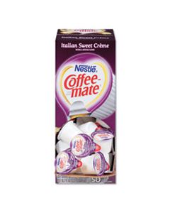 NES84652 LIQUID COFFEE CREAMER, ITALIAN SWEET CREME, 0.38 OZ MINI CUPS, 50/BOX