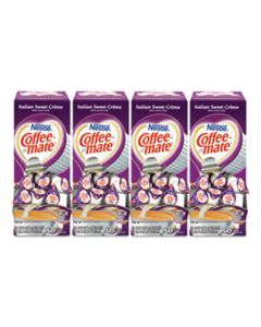 NES84652CT LIQUID COFFEE CREAMER, ITALIAN SWEET CREME, 0.38 OZ MINI CUPS, 50/BOX, 4 BOXES/CARTON, 200 TOTAL/CARTON