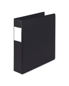 SAM17160 EARTH'S CHOICE BIOBASED LOCKING D-RING REFERENCE BINDER, 3 RINGS, 2" CAPACITY, 11 X 8.5, BLACK