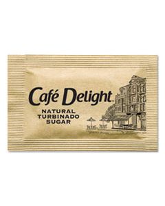 OFX11276 RAW TURBINADO SUGAR PACKETS, 2.8 G PACKET, 2000 PACKETS/BOX