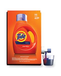 PGC89013 ECO-BOX HE LIQUID LAUNDRY DETERGENT, TIDE ORIGINAL SCENT, 105 OZ BAG-IN-A-BOX