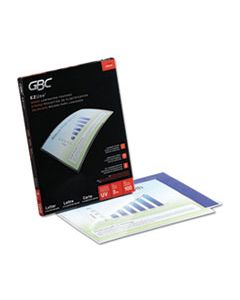 GBC3200715 EZUSE THERMAL LAMINATING POUCHES, 3 MIL, 9" X 11.5", GLOSS CLEAR, 100/BOX