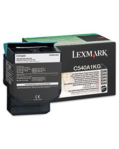 LEXC540A1KG C540A1KG RETURN PROGRAM TONER, 1000 PAGE-YIELD, BLACK