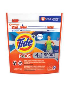 PGC95567 PODS, LAUNDRY DETERGENT, ACTIVE FRESH, 12/PACK, 6/CARTON