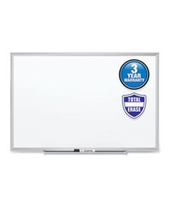 QRTS538 CLASSIC SERIES TOTAL ERASE DRY ERASE BOARD, 96 X 48, SILVER ALUMINUM FRAME