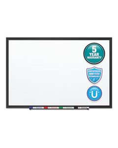 QRTSM535B CLASSIC SERIES NANO-CLEAN DRY ERASE BOARD, 60 X 36, BLACK ALUMINUM FRAME