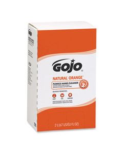 GOJ7255 NATURAL ORANGE PUMICE HAND CLEANER REFILL, CITRUS SCENT, 2000ML, 4/CARTON