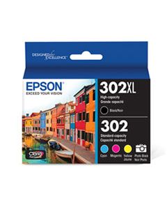 EPST302XLBCS T302XLBCS (T302XL) CLARIA HIGH-YIELD INK, CYAN; MAGENTA; YELLOW; PHOTO BLACK