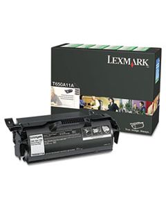 LEXT650A11A T650A11A (T65X) RETURN PROGRAM TONER, 7000 PAGE-YIELD, BLACK