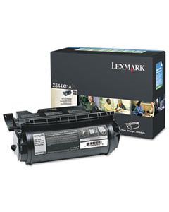 LEXX644X11A X644X11A RETURN PROGRAM EXTRA HIGH-YIELD TONER, 32000 PAGE-YIELD, BLACK