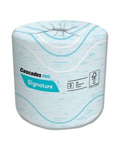 CSDB625 SIGNATURE BATH TISSUE, 2-PLY, 4 X 4, WHITE, 400 SHEETS/ROLL, 48 ROLLS/CARTON