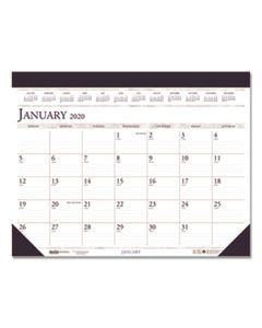 HOD15045101 RECYCLED TWO-COLOR REFILLABLE MONTHLY DESK PAD CALENDAR, 22 X 18 2023