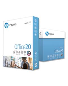 HEW112103 OFFICE20 PAPER, 92 BRIGHT, 20LB, 8.5 X 11, WHITE, 2, 500/CARTON