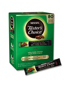 NES66488CT TASTER'S CHOICE STICK PACK, DECAF, 0.06OZ, 80/BOX, 6 BOXES/CARTON