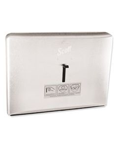 KCC09512 PERSONAL SEAT TOILET SEAT COVER DISPENSER, STAINLESS STEEL, 16.6 X 12.3 X 2.5