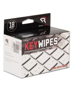 REARR1233 KEYWIPES KEYBOARD AND HAND CLEANER WET WIPES, 5 X 6.88, 18/BOX