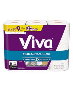 KCC49413 MULTI-SURFACE CLOTH CHOOSE-A-SHEET PAPER TOWELS 1-PLY, 11 X 5.9, WHITE, 83 SHEETS/ROLL, 6 ROLLS/PACK, 4 PACKS/CARTON