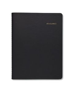 AAG7022205 TWO-PERSON GROUP DAILY APPOINTMENT BOOK, 11 X 8, BLACK, 2024