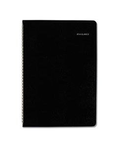 AAGG47000 MONTHLY PLANNER, 12 X 8, BLACK COVER, 2024-2025