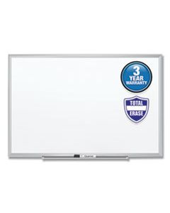 QRTS537 CLASSIC SERIES TOTAL ERASE DRY ERASE BOARD, 72 X 48, SILVER ALUMINUM FRAME