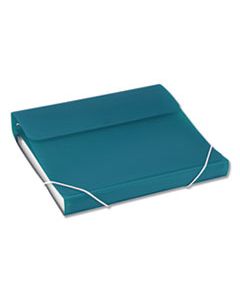 SAM10134 DUO 2-IN-1 BINDER ORGANIZER, 3 RINGS, 1" CAPACITY, 11 X 8.5, TURQUOISE