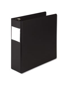 SAM14880 EARTH'S CHOICE ROUND RING REFERENCE BINDER, 3 RINGS, 3" CAPACITY, 11 X 8.5, BLACK