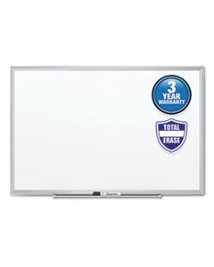 QRTS533 CLASSIC SERIES TOTAL ERASE DRY ERASE BOARD, 36 X 24, SILVER ALUMINUM FRAME