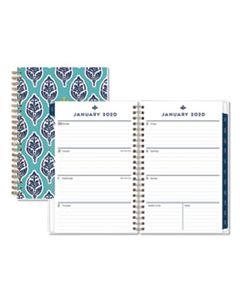 BLS110570 SULLANA WEEKLY/MONTHLY PLANNER, 8 X 5, TEAL COVER 2023