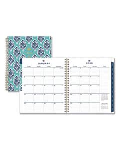 BLS116046 SULLANA MONTHLY PLANNER, 10 X 8, TEAL COVER 2023