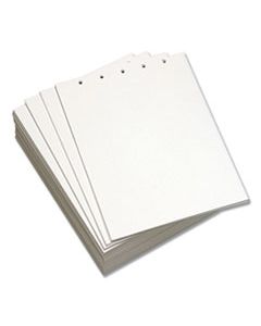 DMR851251 CUSTOM CUT-SHEET COPY PAPER, 92 BRIGHT, 5-HOLE, 20LB, 8.5 X 11, WHITE, 500/REAM