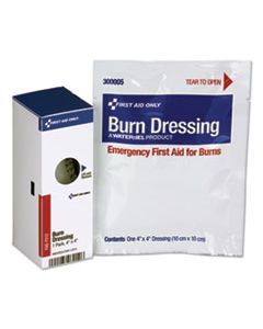 FAOFAE7012 SMARTCOMPLIANCE REFILL BURN DRESSING, 4 X 4, WHITE