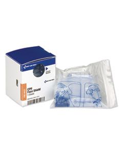 FAOFAE6023 SMARTCOMPLIANCE CPR FACE SHIELD & BREATHING BARRIER, PLASTIC, ONE SIZE FITS MOST