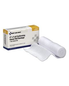 FAO51018 FIRST AID CONFORMING GAUZE BANDAGE, 4" WIDE