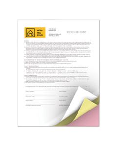 XER3R12425 REVOLUTION CARBONLESS 3-PART PAPER, 8.5 X 11, WHITE/CANARY/PINK, 5, 000/CARTON