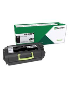 LEX53B1H00 53B1000 (MS817) UNISON HIGH-YIELD TONER, 25000 PAGE-YIELD, BLACK