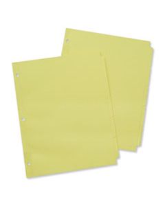 UNV20836 SELF-TAB INDEX DIVIDERS, 5-TAB, 11 X 8.5, BUFF, 36 SETS