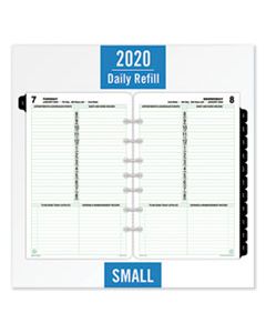 DTM12010 DATED ONE-PAGE-PER-DAY ORGANIZER REFILL, JANUARY-DECEMBER, 8 1/2 X 5 1/2 2023