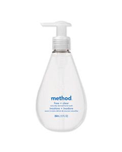 MTH01943EA GEL HAND WASH, FRAGRANCE-FREE, 12 OZ PUMP BOTTLE