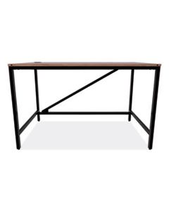 ALELTD4824WA INDUSTRIAL SERIES TABLE DESK, 47.25W X 23.63D X 29.5H, MODERN WALNUT