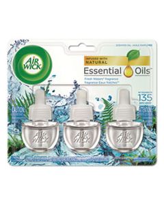 RAC84473 SCENTED OIL REFILL, FRESH WATERS, 0.67OZ, 3/PACK, 6 PACKS/CARTON